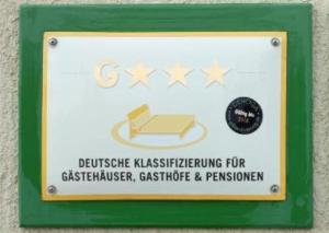 Ein Zertifikat, Auszeichnung, Logo oder anderes Dokument, das in der Unterkunft Pension Schwalbennest ausgestellt ist