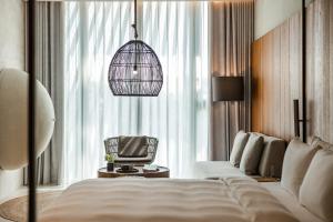 Katil atau katil-katil dalam bilik di 了了礁溪 Vivir Jiaoxi Hotel