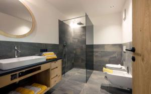 Kupatilo u objektu Tschitthof Wohnung Andl