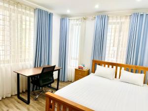 Postel nebo postele na pokoji v ubytování Chon Stay