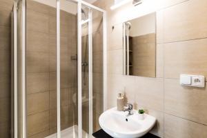 Kúpeľňa v ubytovaní Apartmány Plzeň Zábělá 69