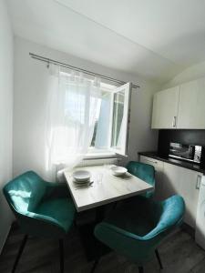 Kuchyňa alebo kuchynka v ubytovaní Apartmány Plzeň Zábělá 69