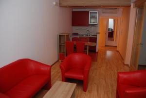 Posezení v ubytování Springs Apartments & Rooms