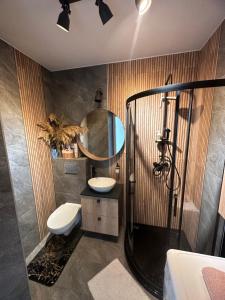 Ένα μπάνιο στο Apartament Koncertowa