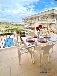 Balkón nebo terasa v ubytování APARTBEACH ADRIATICO 518 VISTAS PLAYA y CLIMATIZADO