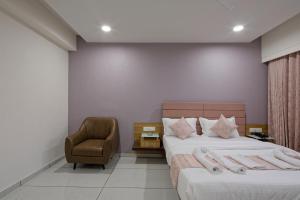 HOTEL AURELLIA客房内的一张或多张床位
