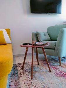Posezení v ubytování Pe-Ki Apartman Székesfehérvár + 21 fotografií