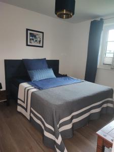 Postel nebo postele na pokoji v ubytování Ferienwohnung - Wolkow
