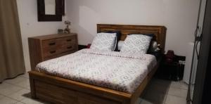 Postel nebo postele na pokoji v ubytování La CAZ A NOU