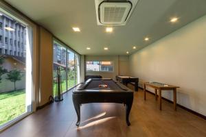 Biliár nebo kulečník v ubytování Hotel Laghetto Stilo Borges