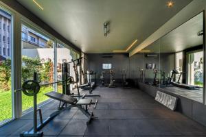 Fitness centrum a/nebo fitness zařízení v ubytování Hotel Laghetto Stilo Borges