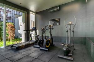 Fitness centrum a/nebo fitness zařízení v ubytování Hotel Laghetto Stilo Borges