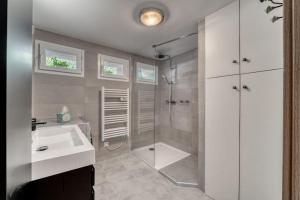 Koupelna v ubytování Appartement chaleureux à Sévrier