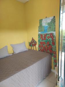 Voodi või voodid majutusasutuse Morro Hostel e Pousada toas