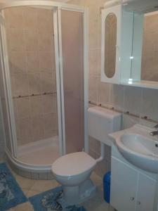 Koupelna v ubytování Apartments Mićo