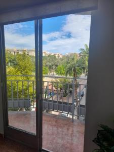 a view from a window of a balcony at Mi casa de Molina in Molina de Segura