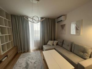 Ruang duduk di luxury apartment