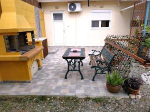 Patio alebo iná vonkajšia časť ubytovania Casa Georgia
