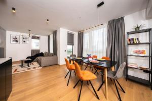 Χώρος καθιστικού στο Vitosha Apartment With Parking