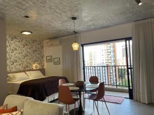 Ruang duduk di Flats luxuosos no ID Vida Urbana