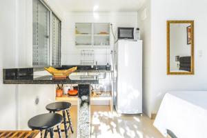 Η κουζίνα ή μικρή κουζίνα στο Pousada Casa de Praia