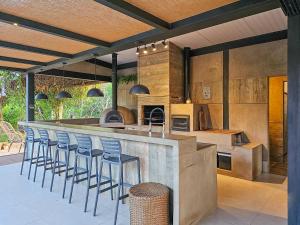 Køkken eller tekøkken på Rancho Verde Bonito MS - Rio Formosinho