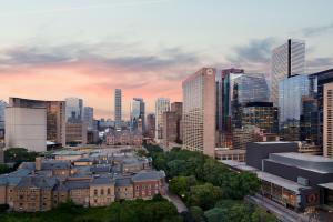 a view of a city with tall buildings at Sheraton Centre Toronto Hotel in Toronto