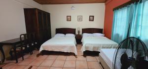 Letto o letti in una camera di Hotel Alsacia