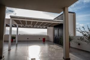 a view of a patio of a house at Apartamento Pescara 60 in Maipú