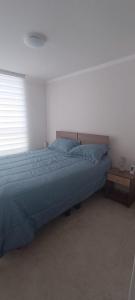 Ένα ή περισσότερα κρεβάτια σε δωμάτιο στο Costa Marina hermoso departamento