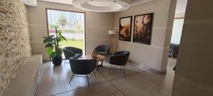 Χώρος καθιστικού στο Costa Marina hermoso departamento