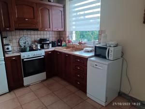 A kitchen or kitchenette at Villa Evenik
