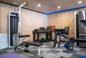 Fitness centrum a/nebo fitness zařízení v ubytování Honey Cottage in Ettrick