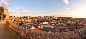 A general view of Chinchón or a view of the city taken from a szállodákat
