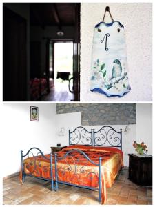 Postel nebo postele na pokoji v ubytování Borgo di Corte - alloggio agrituristico