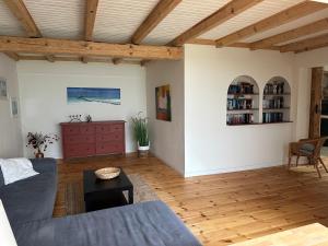 Posezení v ubytování Ferienwohnung im Landhaus
