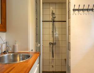 Kuchyň nebo kuchyňský kout v ubytování Le Lov't - Suite avec jacuzzi