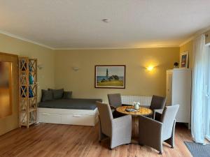 Posezení v ubytování Ferienwohnung im Landhaus