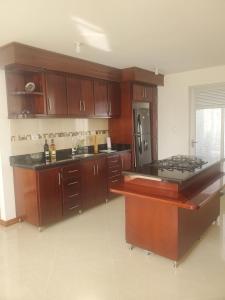 Nhà bếp/bếp nhỏ tại Valle De Iraka - Apartahotel