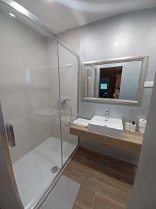 Koupelna v ubytování Apartman Noel