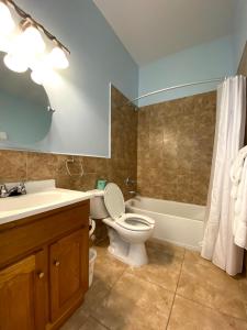 Koupelna v ubytování Hideaways Exuma