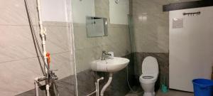 Koupelna v ubytování Kiev hotel