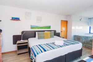 Letto o letti in una camera di Hotel Guatatur
