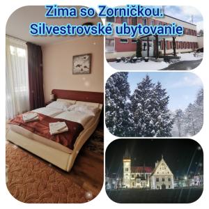 Posteľ alebo postele v izbe v ubytovaní Penzion Zornicka
