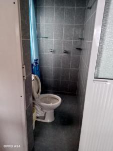 Residencia MJN في تشيغناهوابان: حمام صغير مع مرحاض في كشك