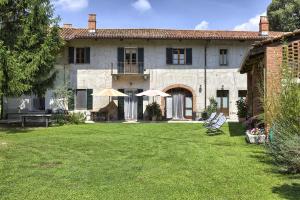 Zahrada ubytování B&B Cascina Moncrava