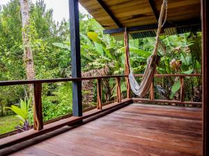 Balkón nebo terasa v ubytování Ecohotel Riomar Mecana