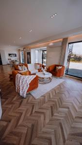 Hatta resort farmstay & activities Hiking and more客房内的一张或多张床位