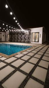 Hatta resort farmstay & activities Hiking and more内部或周边的泳池