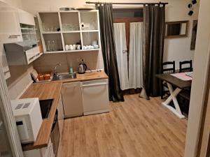 Kuchnia lub aneks kuchenny w obiekcie Apartman Zuki